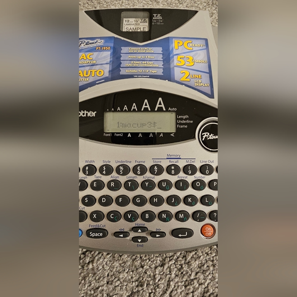 Brother label maker - Picture 3 of 6